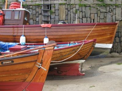 Historic fishing ports along the coast